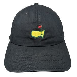 Masters Slideback Hat Black One Size Adjustable Embroidered Outdoor